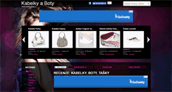 Desktop Screenshot of kabelkyaboty.cz